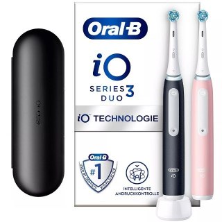 Braun Oral-B szczoteczka elektryczna iO 3 zestaw DUO BLACK&PINK