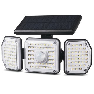 MACLEAN SOLARNA LAMPA LED Z CZUJNIKIEM RUCHU IP65 4W 3 TRYBY PRACY MCE615