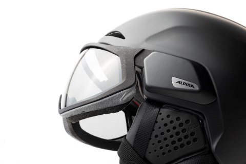 Kask narciarski ALPINA ALTO V black matt 55-59 (WYPRZEDAŻ)