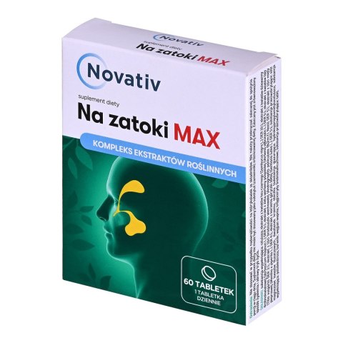 Novativ Na zatoki 60 tabletek powlekanych