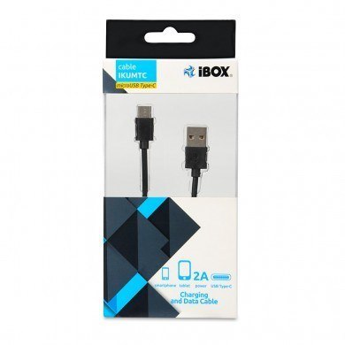 Kabel IBOX USB TYP-C, 2A 1M IKUMTC (USB 2.0 typu A M - USB typu C M; 1m)