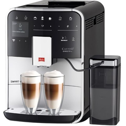 Ekspres ciśneniowy MELITTA Barista TS Smart Srebrno-czarny