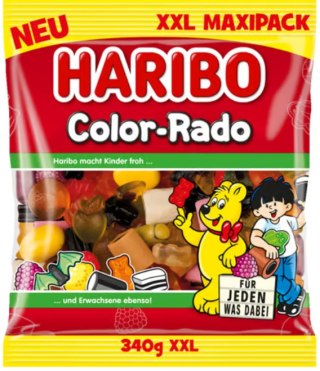 Haribo Color-Rado Maxipack Żelki 340 g