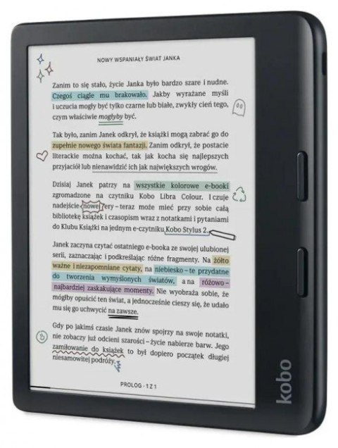 Czytnik e-Book KOBO Libra Colour Czarny N428-KU-BK-K-CK (Czarny)