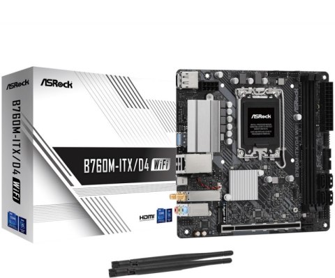 Płyta główna ASROCK B760M-ITX/D4 WIFI LGA1700 MiniITX