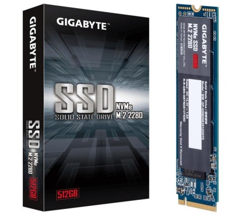 Dysk SSD GIGABYTE GP-GSM2NE3512GNTD (M.2 2280″ /512GB /PCIe NVMe 3.0 x4 /1700MB/s /1550MB/s)