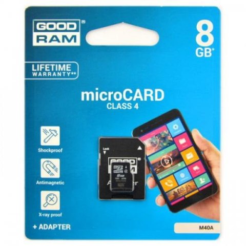 Karta pamięci GOODRAM 8 GB Adapter SD