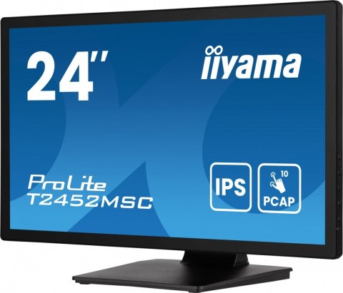 Monitor 24 cale T2452MSC-B1AG 10 PKT. POJ,IPS,HDMI,DP,2x1W,7H,2xUSB, 400cd/m2,AG-(Anti Glare)