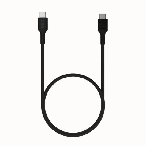 Kabel USB-C-USB-C PowerFlex 100W silikonowy 1.2m czarny