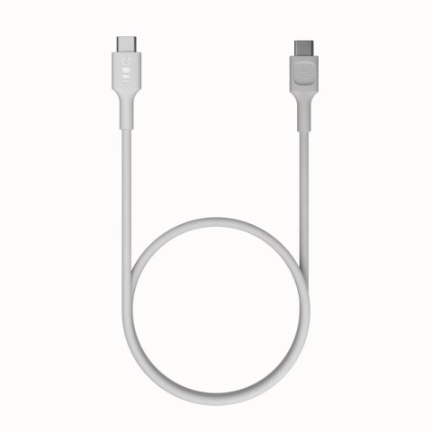 Kabel USB-C-USB-C PowerStream 100W oplot 1,2m biały