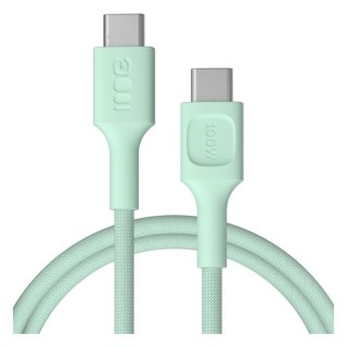 Kabel USB-C-USB-C PowerStream 100W oplot 1,2m zielony