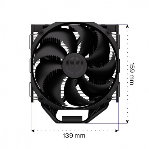 Chłodzenie procesora Fortis 5 Black EY3A013