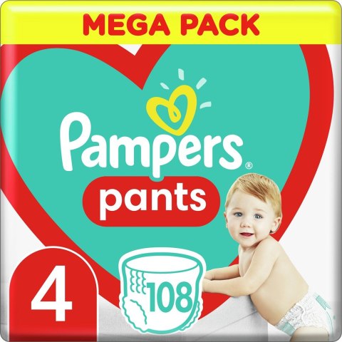 PAMPERS Pieluchomajtki MB Rozm 4, 9-15kg, 108szt