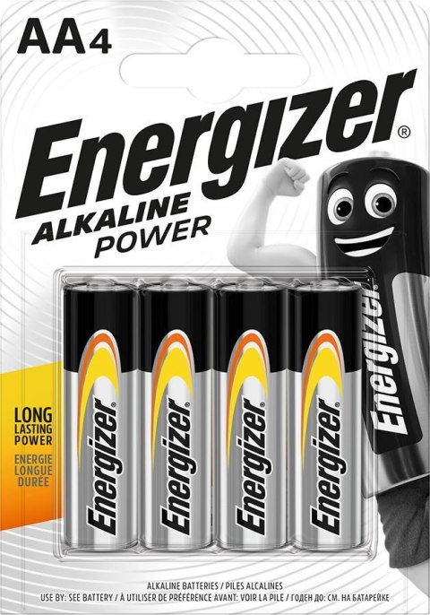 ENERGIZER BATERIA ALKALINE POWER AA LR6 blister 4 szt.