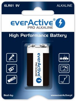 EVERACTIVE BATERIA ALKALICZNA 6LR61 9V - BLISTER (1 SZT.) EV6LR61-PRO