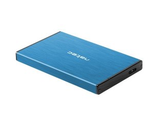 Obudowa na dysk NATEC Rhino Go NKZ-1280 (2.5"; USB 3.0; Aluminium; kolor niebieski)