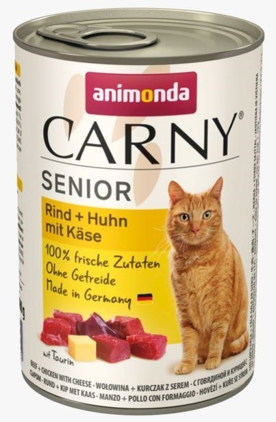 ANIMONDA Carny Adult wołowina, sarnina z borówkami - mokra karma dla kota - 400 g