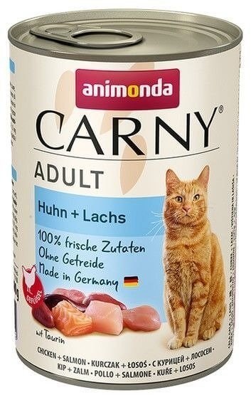 ANIMONDA Cat Carny Adult Kurczak z łososiem - mokra karma dla kota - 400g