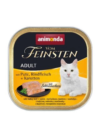 ANIMONDA Vom Feinsten Classic Cat wołowina, pierś z kurczaka i zioła - mokra karma dla kota - 100 g