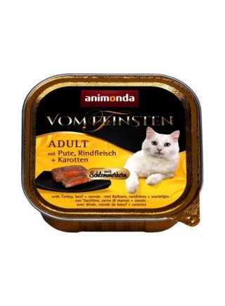 ANIMONDA Vom Feinsten Classic Cat wołowina, pierś z kurczaka i zioła - mokra karma dla kota - 100 g