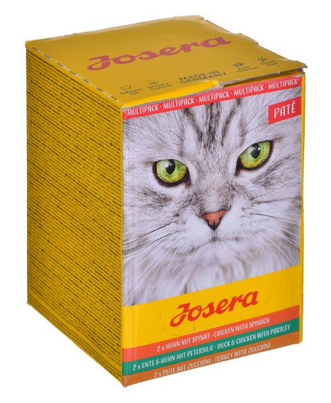 JOSERA Multipack Pate Kurczak kaczka indyk - mokra karma dla kota - 6x85 g