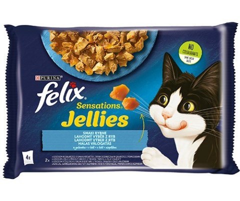 Purina Felix Sensations Sauce z indykiem w sosie o smaku bekonu - mokra karma dla kota - saszetka 85 g