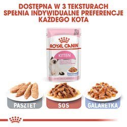 ROYAL CANIN FHN Kitten Instinctive w sosie - mokra karma dla kociąt - 12x85g