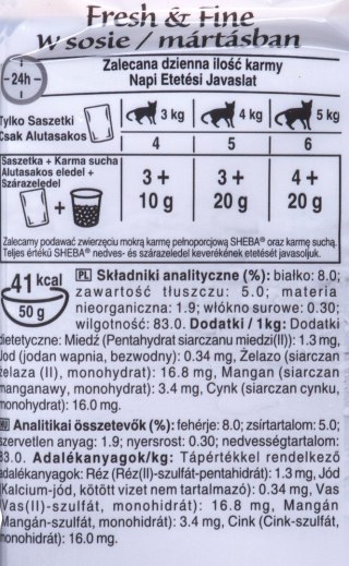 SHEBA Delicacy Drobiowe Smaki w galaretce - mokra karma dla kotów - 80x 85 g