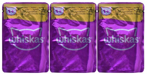 WHISKAS Klasyczne Posiłki w sosie - mokra karma dla kota - 12x85g