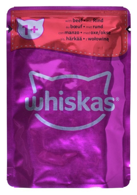 WHISKAS Klasyczne Posiłki w sosie - mokra karma dla kota - 12x85g