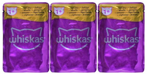 WHISKAS Klasyczne Posiłki w sosie - mokra karma dla kota - 12x85g