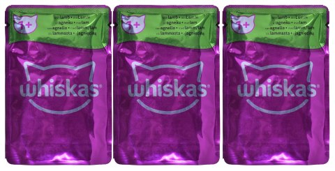 WHISKAS Klasyczne Posiłki w sosie - mokra karma dla kota - 12x85g