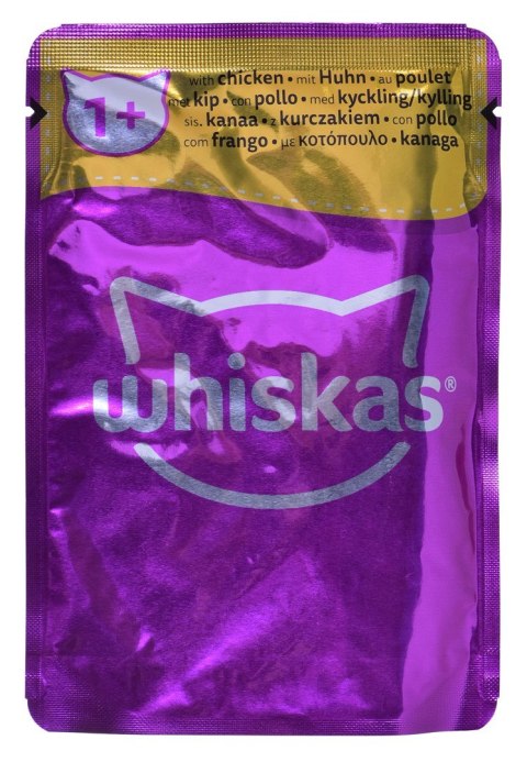 WHISKAS Klasyczne Posiłki w sosie - mokra karma dla kota - 12x85g