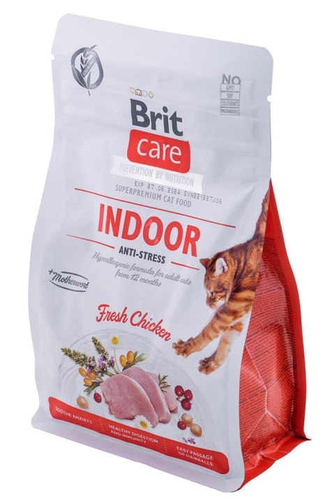 BRIT Care Grain-Free Adult Indoor Anti-Stress - sucha karma dla kota - 400 g