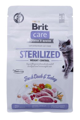 BRIT Care Grain-Free Sterilized Weight Control - sucha karma dla kota - 400 g