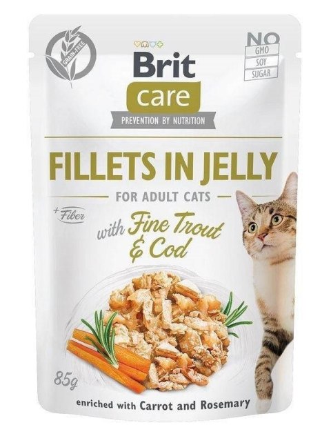 BRIT Care Fillets in Jelly Flavour Box - mokra karma dla kota - 12 x 85g