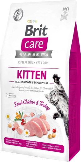 BRIT CARE Cat Grain Free Kitten Healthy Growth & Development - karma dla kociąt - 7kg