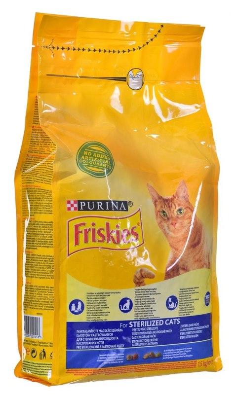 FRISKIES STERILE łosoś, warzywa 1,5kg