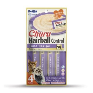 INABA Churu Hairball Tuńczyk - przysmak dla kota - 4x14 g