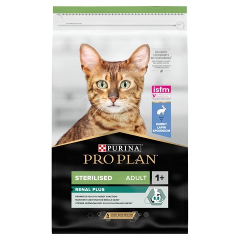 PURINA Pro Plan Sterilised Renal Plus Królik - sucha karma dla kota - 10 kg