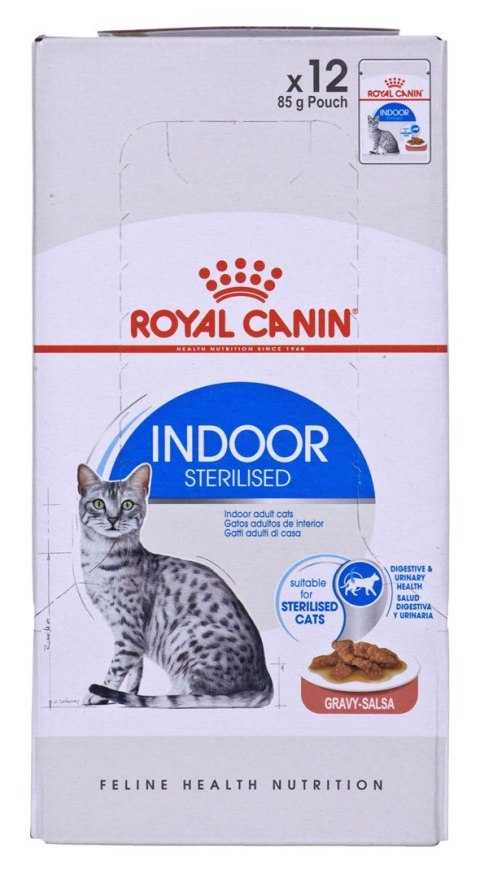 ROYAL CANIN FHN Indoor w galaretce - mokra karma dla kota dorosłego - 12x85g