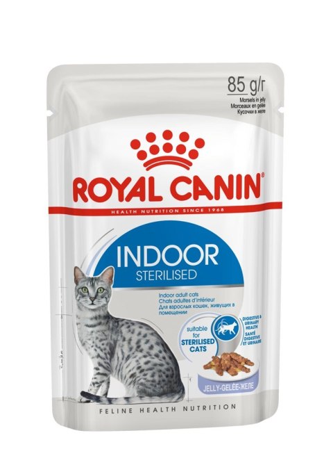 ROYAL CANIN FHN Indoor w galaretce - mokra karma dla kota dorosłego - 12x85g