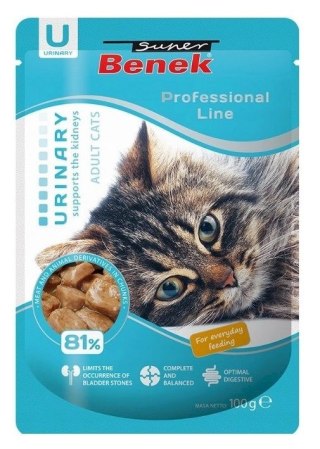 SUPER BENEK Urinary - mokra karma dla kota - 100g