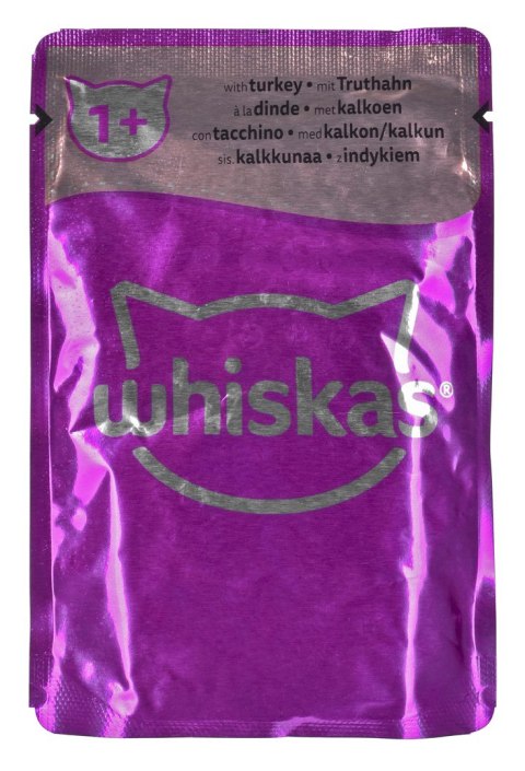 WHISKAS Drobiowa uczta w galaretce - mokra karma dla kota - 80x85 g