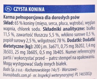 ANIMONDA GranCarno Single Protein konina - mokra karma dla psa - 400g