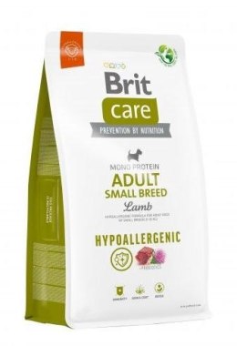 BRIT Care Hypoallergenic Adult Małe rasy Jagnięcina z ryżem - sucha karma dla psa - 3 kg