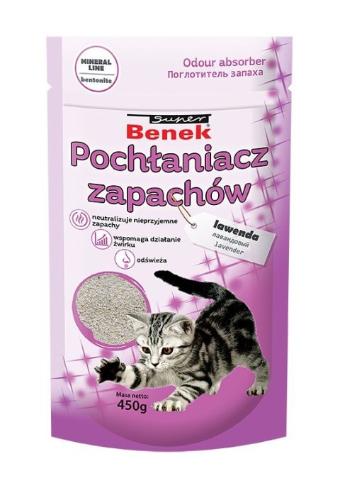 CERTECH Pochłaniacz zapachu Super Benek Lawenda - 0,45kg