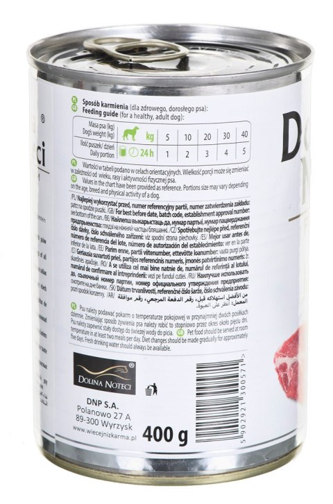 DOLINA NOTECI Premium Perfect Care Intestinal - mokra karma dla psów z problemami gastrycznymi - 185g