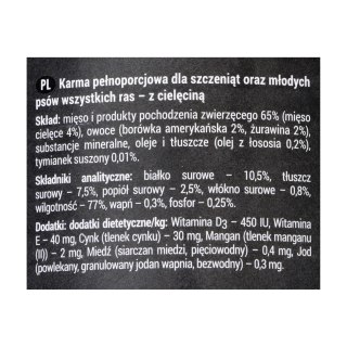 DOLINA NOTECI Rafi z kaczką, żurawiną i borówką - mokra karma dla psa - 400g