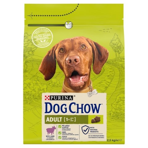 PURINA DOG CHOW Adult Jagnięcina - sucha karma dla psa - 2,5 kg